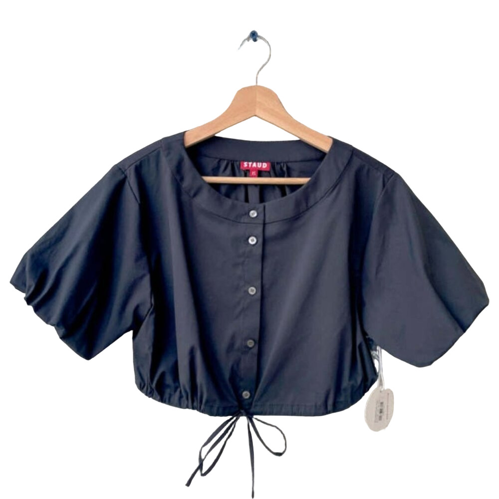 NWT STAUD Ellington Top in Black Size XS